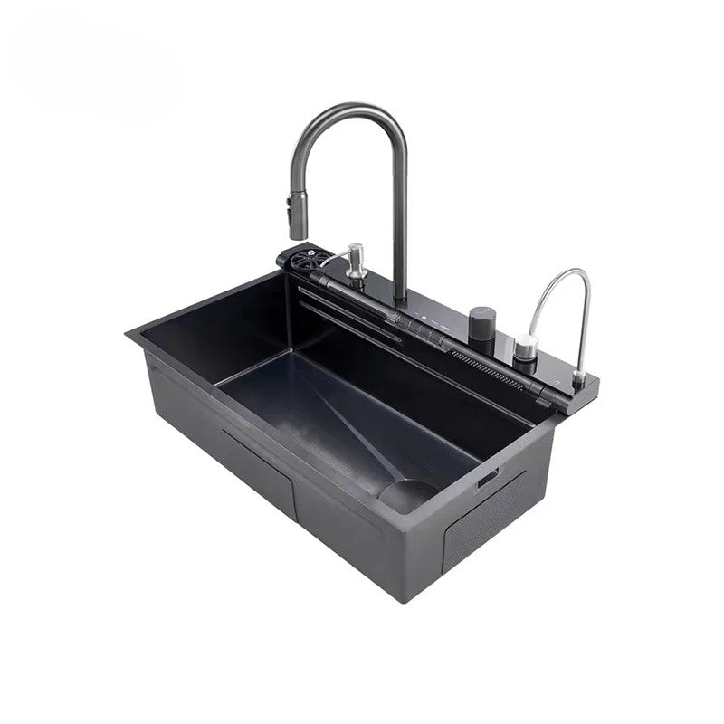 Anti-Scratch Led Digital Display Kitchen Sink