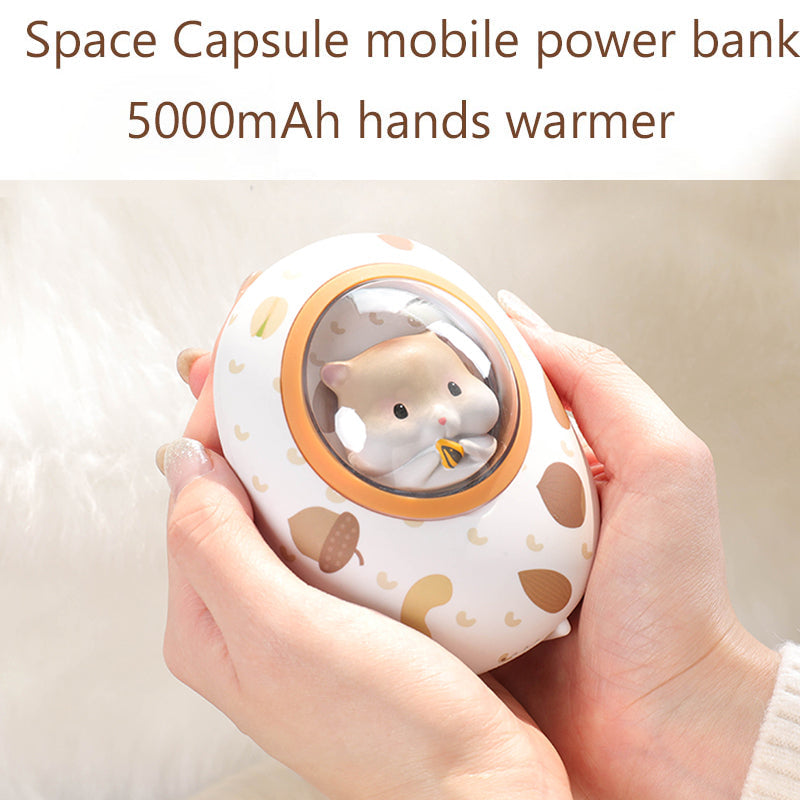 Space Capsule Hand Warmer Power Bank - Image 3