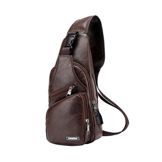Men Leather Crossbody Bags - Image 0