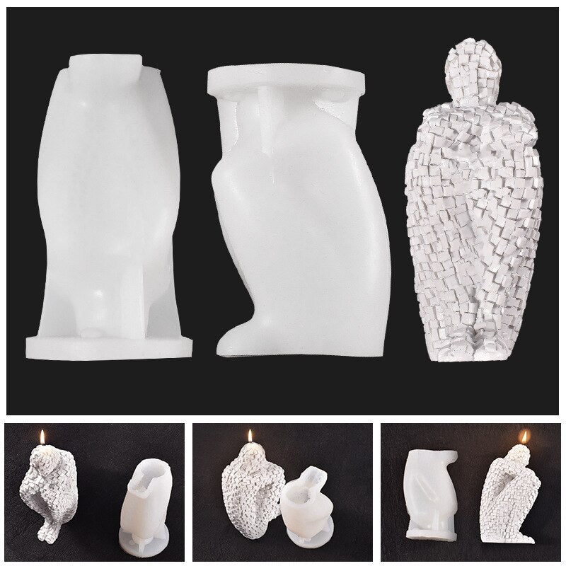 Handmade Thinking About Life Candle Mold - Image 3