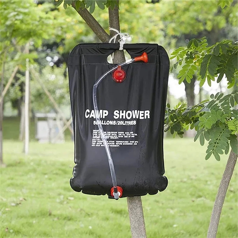 Portable Solar Heated Camping Shower Bag - Image 1