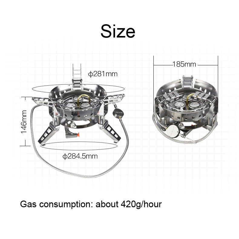 Portable Camping Foldable Gas Stove - Image 5