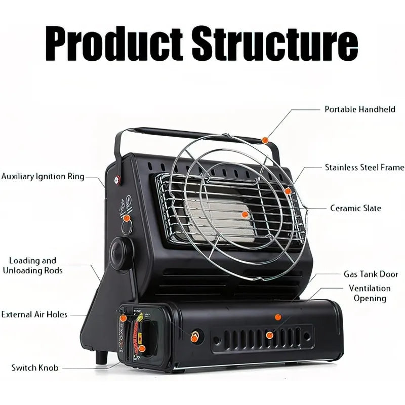 Warm Camping Dual-Function Heater Stove - Image 4