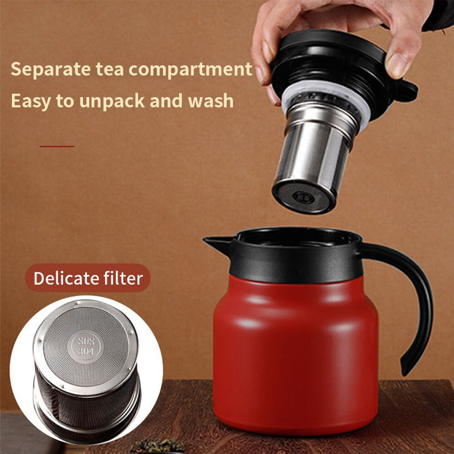 Thermal Wave Elegant Stainless Steel Teapot - Image 10