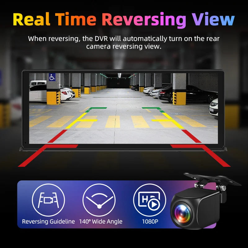 Dual Lens Camera Car Touchscreen Dashboard Smart Screen