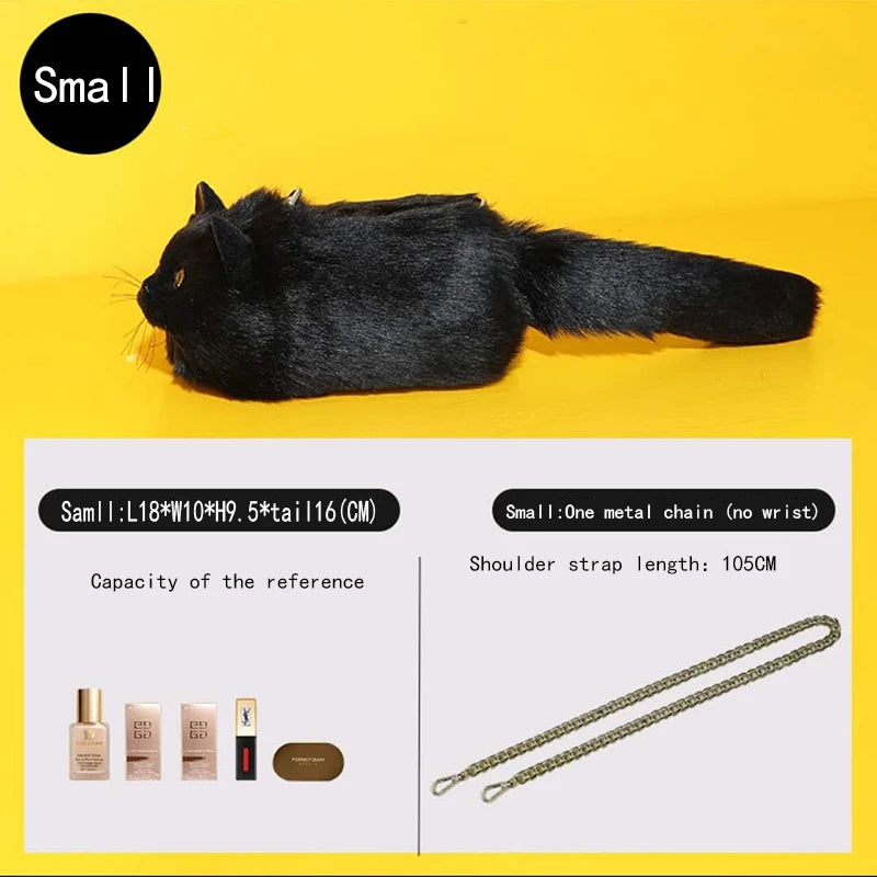 Realistic Cat Handmade Shoulder Bag - Image 12