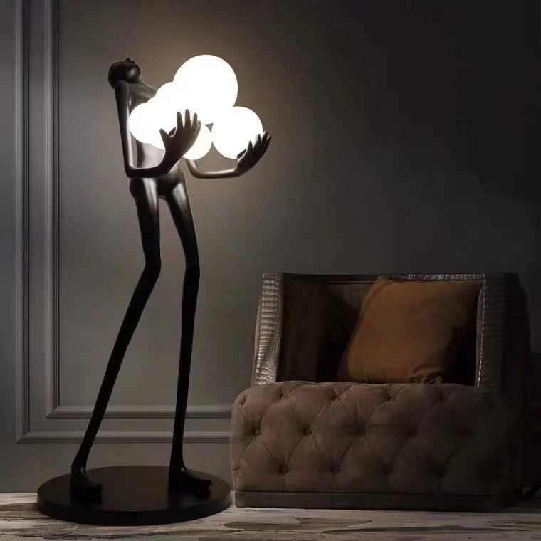 Modern Art Humanoid Sculpture Floor Lamp - Image 2