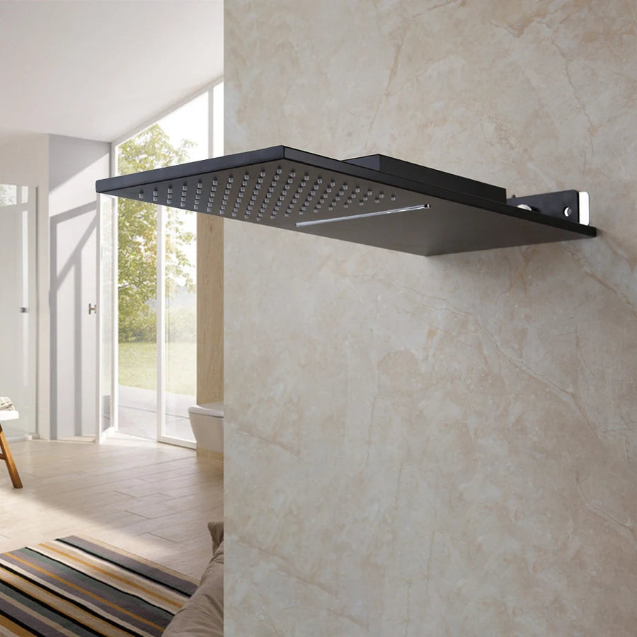 Stainless Steel Waterfall Luxury Ultra Thin Shower Head - Image 6