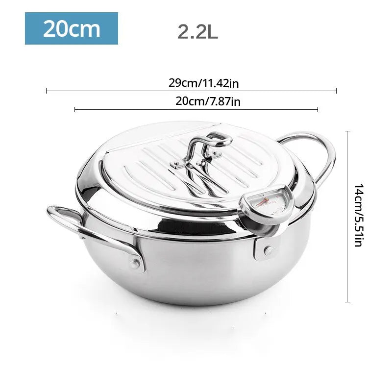 Japanese Style Deep Frying Pot - Image 8