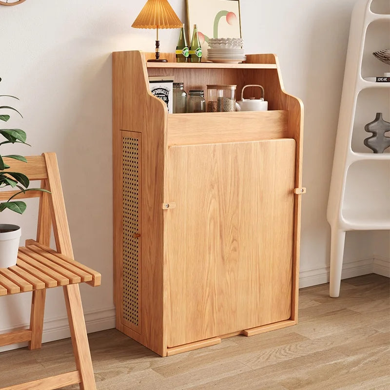 Hidden Cabinet Space Saver Foldable Dining Table Chair Set - Image 2