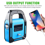 Solar USB Rechargeable Power Bank Camping Lantern