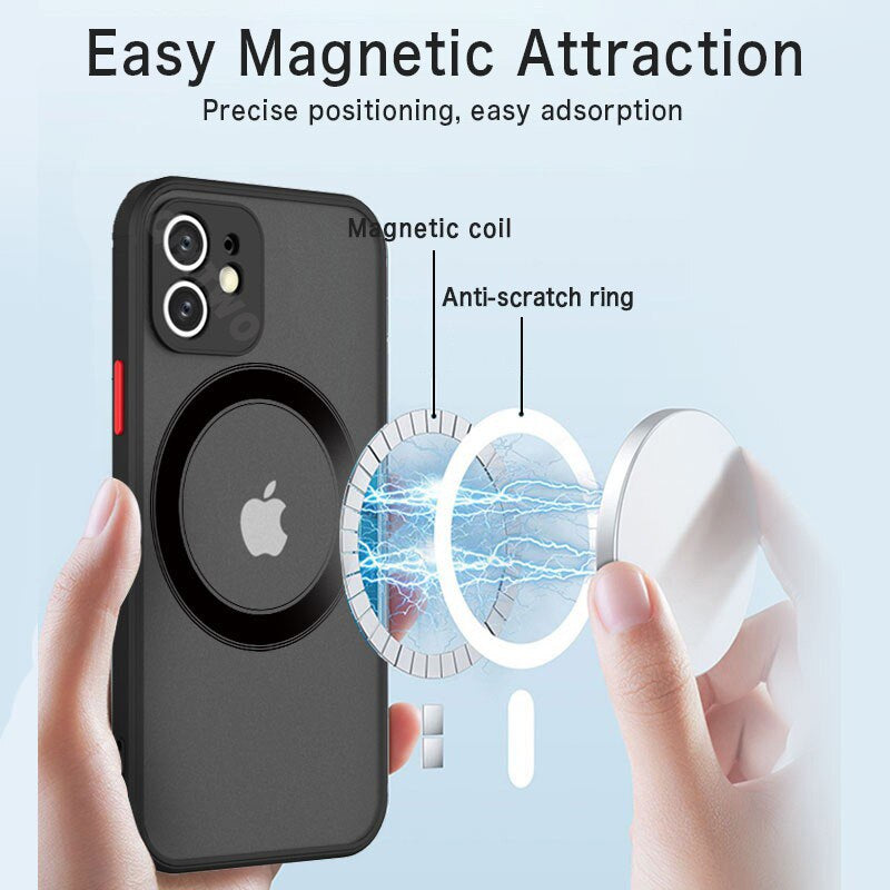 Elegant Magsafe Shockproof iPhone Case