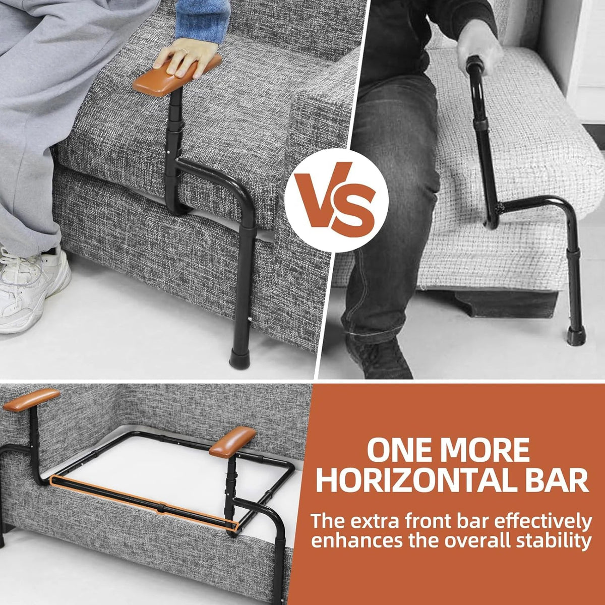 Senior Standing Aid Adjustable Couch Assist Rail