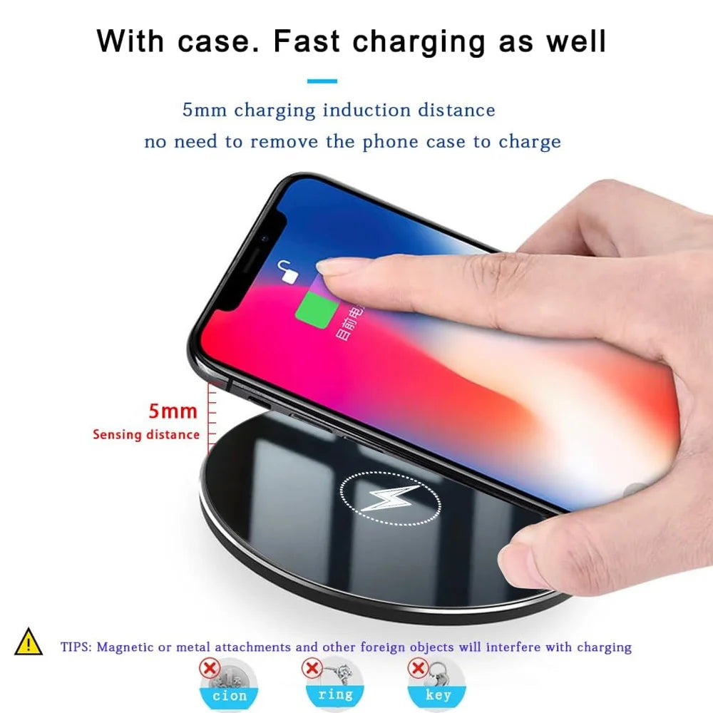 Luxury Ultra Thin Wireless Charger - Image 1