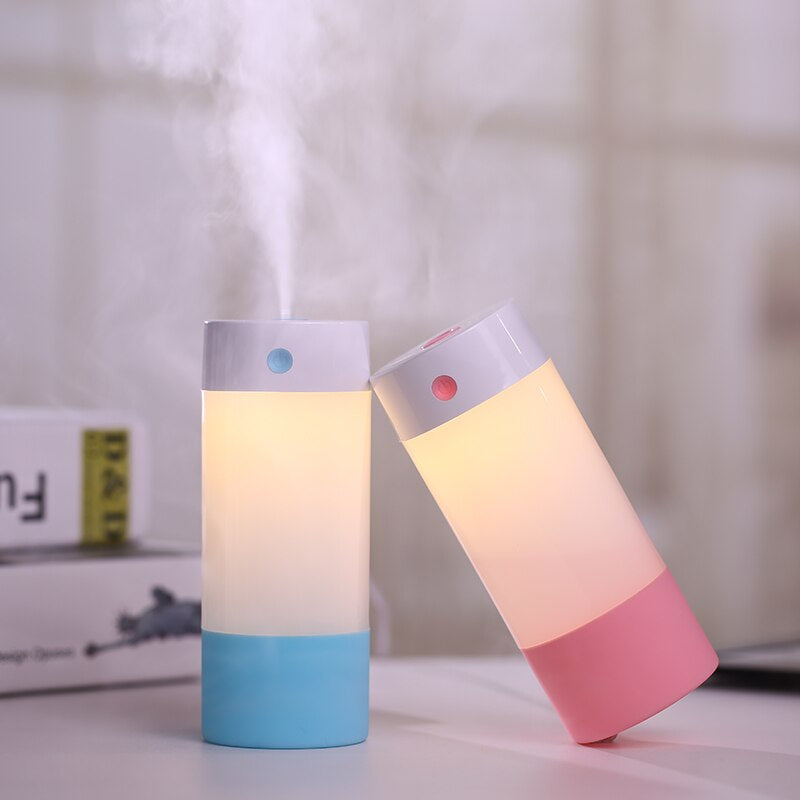 Ultrasonic Air Humidifier with light for Home and Car