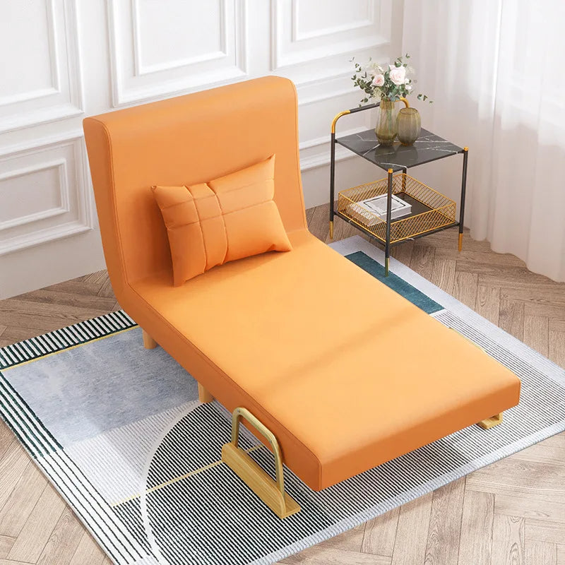Modern Japanese Style Space Saving Foldable Single Sofa Bed - Image 2