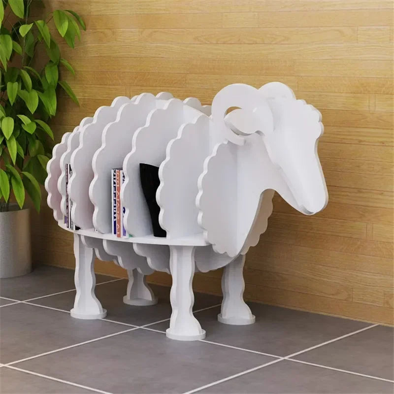 Creative Decorative Sheep Shaped BookCase - Image 2
