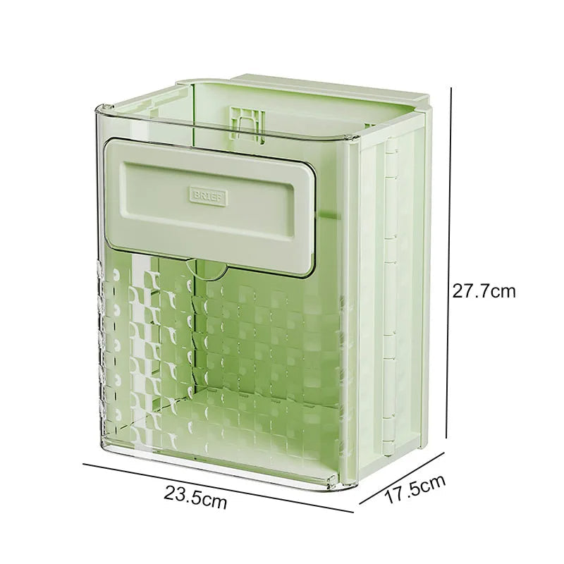 Space Saver Door Hanging Foldable Garbage Can - Image 6