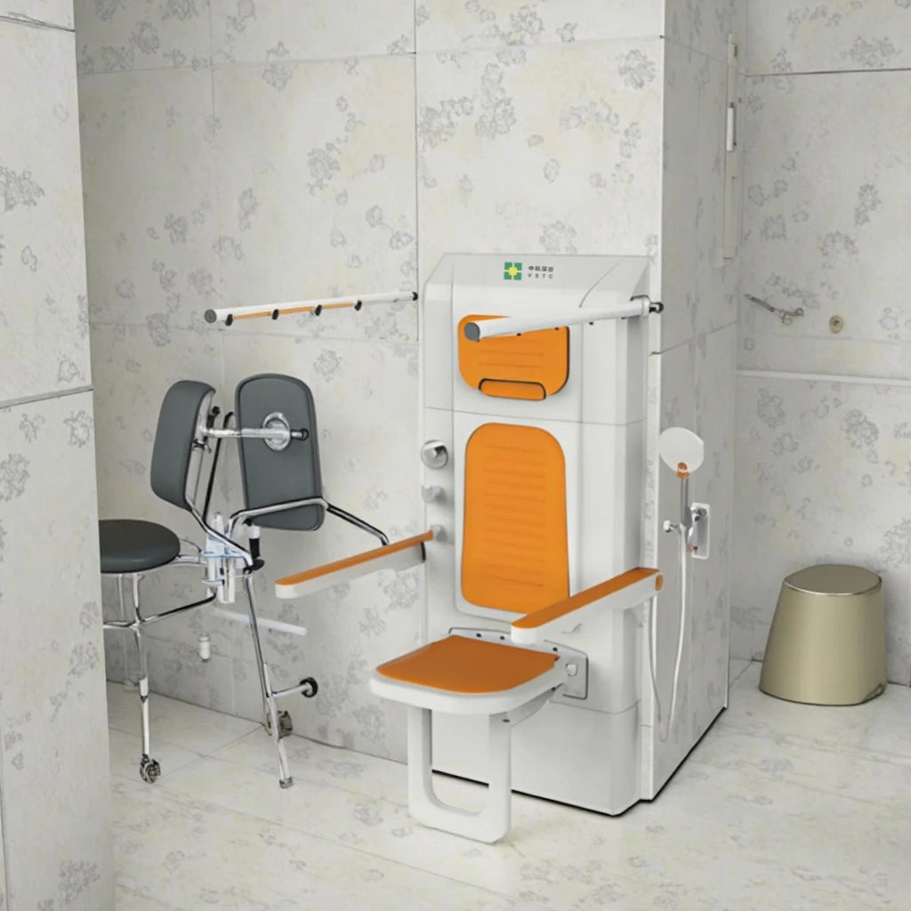 Assistive Bath Seating Multifunctional Foldable Elderly Shower Set - Image 4