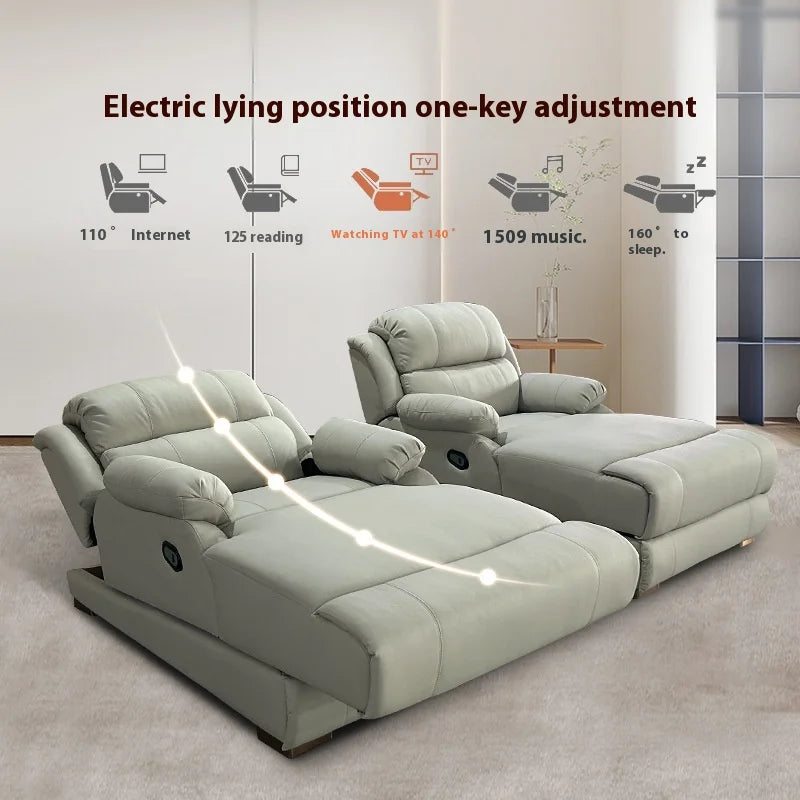 Zero-Gravity Cloud Electric Recliner Adjustable Lounge Sofa - Image 1