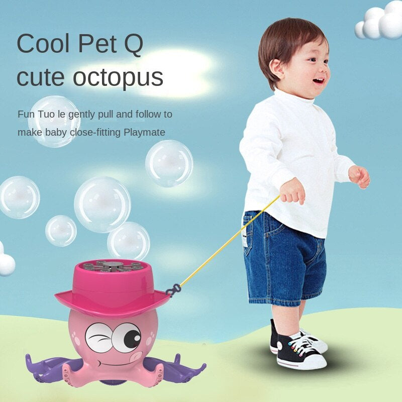 Octopus Automatic Bubble Blower Machine Toy - Image 7