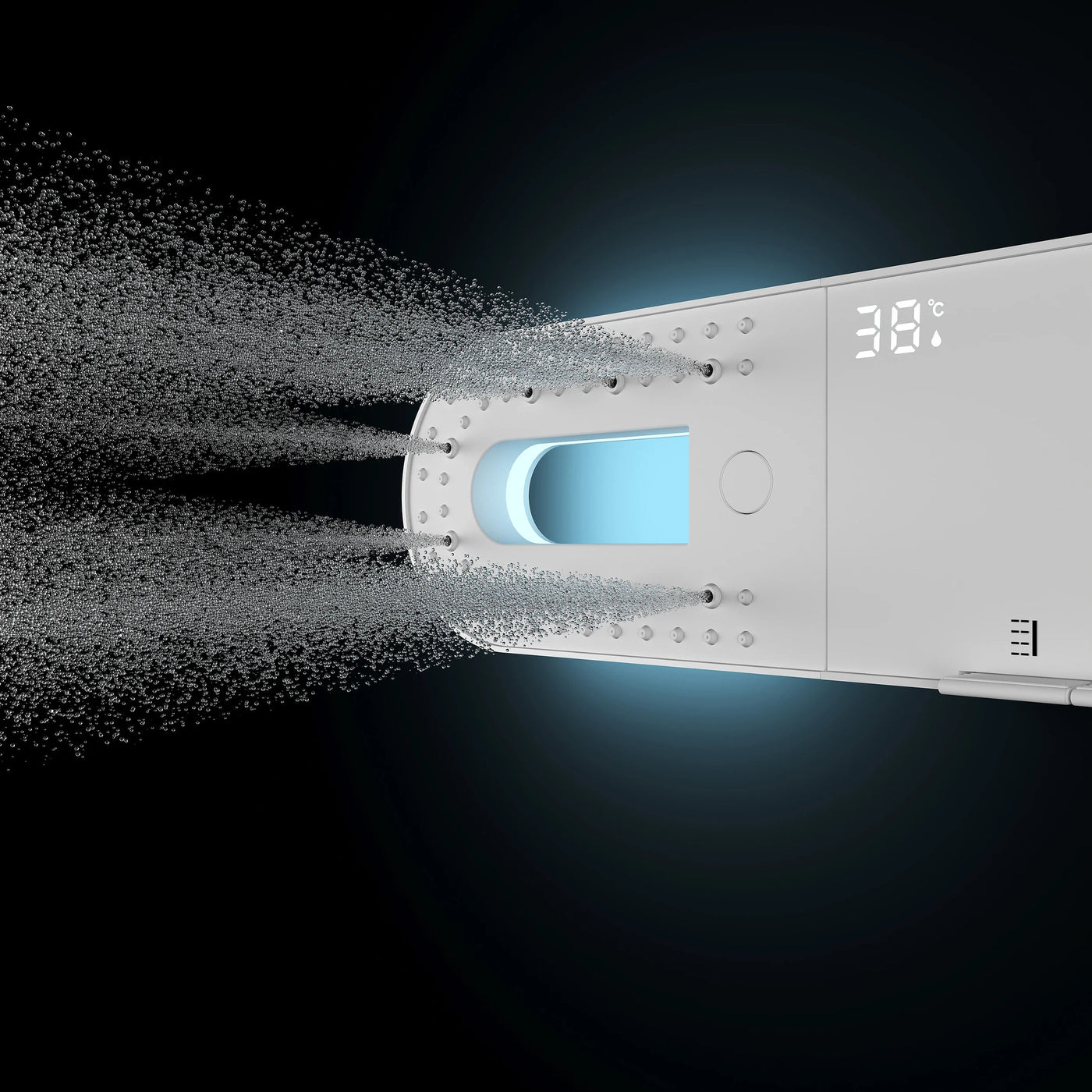 Ultra Rain Matte Wall Mounted Brass Rainfall Shower Set - Image 2