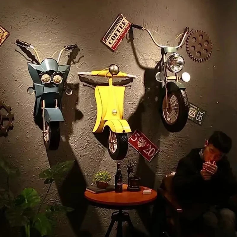 Industry Wall Hanging Motorcycle Decor - Image 4