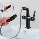 Elegant House Brass Aqua View Bathroom Digital Faucet