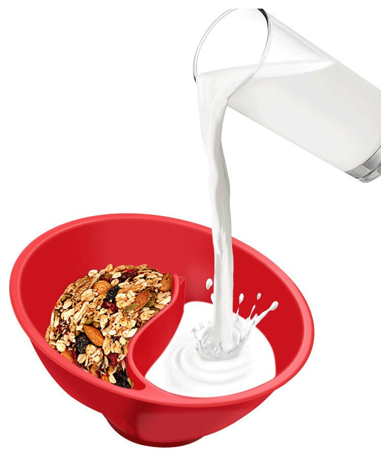 Creative Separated Double Bowls With Handle - Image 4