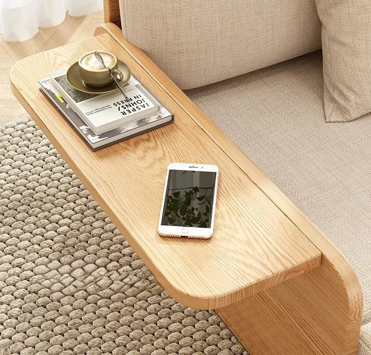 Minimalist Foldable Wooden Japanese Lazy Sofa Bed - Image 3