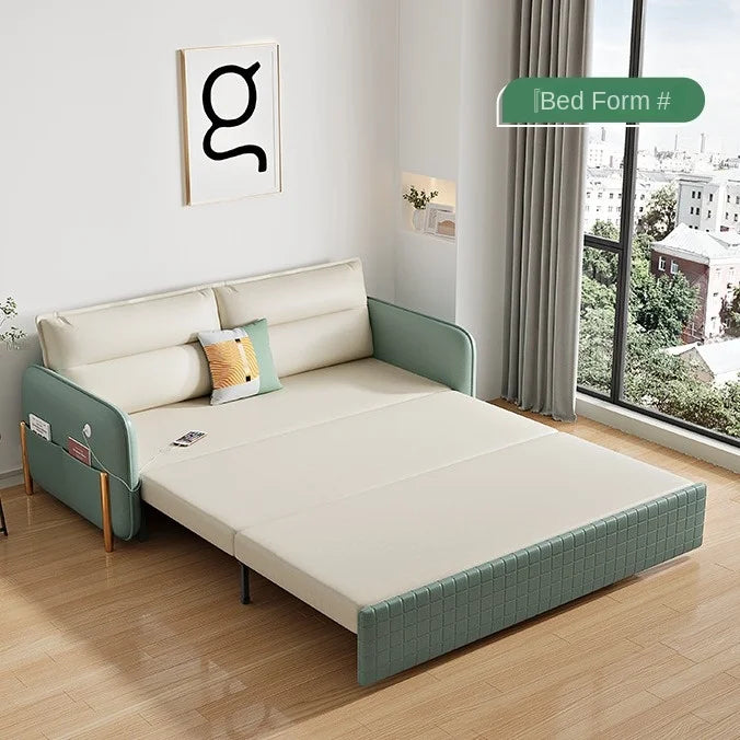 Modern Space-Saving Convertible Japanese Reclining Sofa Bed