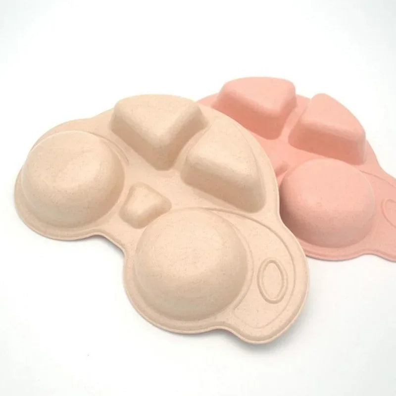 Baby Bowls Cartoon Car Kids Food Plate Tableware - Image 2