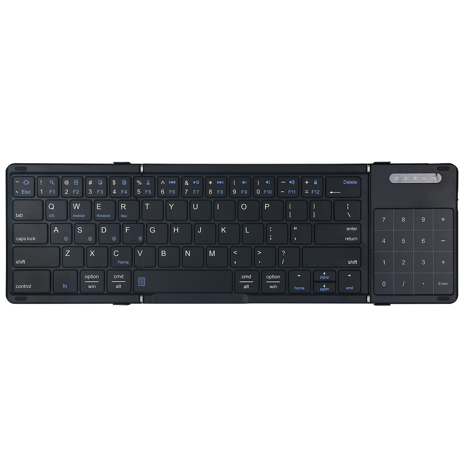 Wireless Portable Slim Smart Tri-Fold Bluetooth Keyboard - Image 7