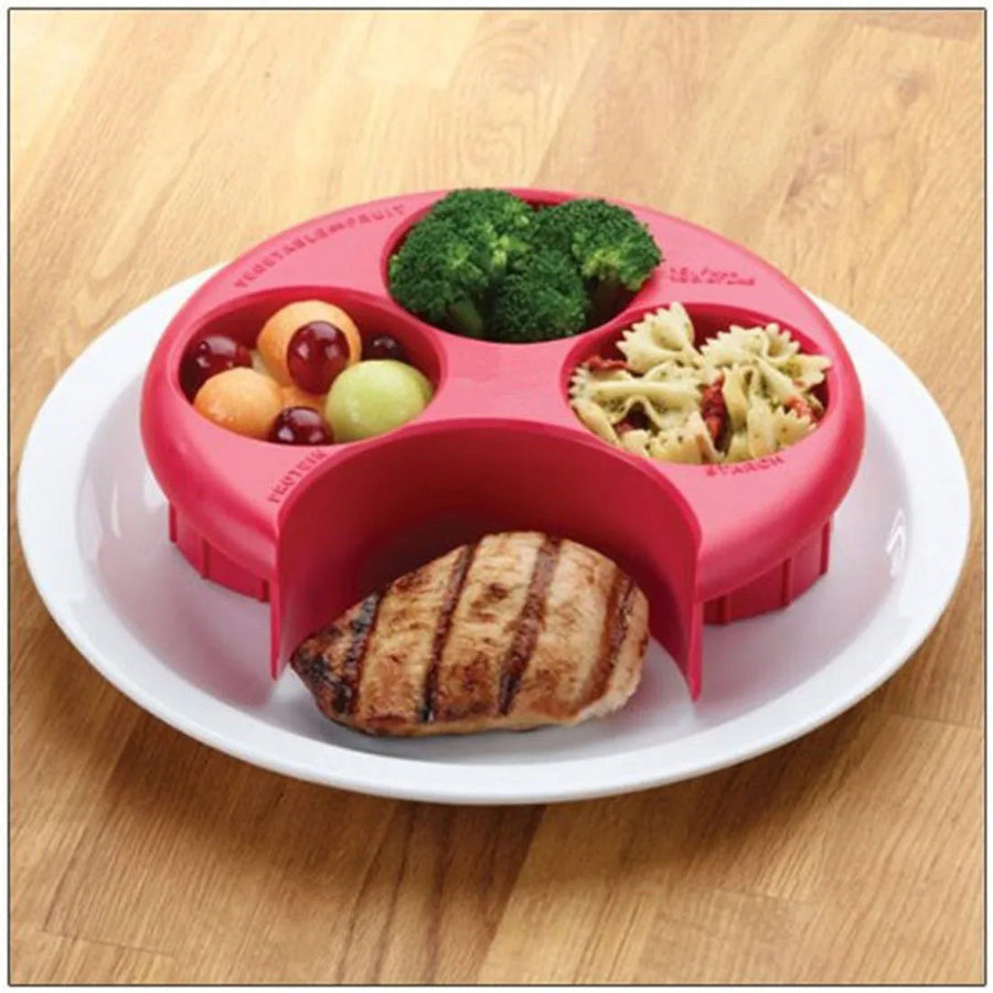 Kids Food Four-Section Portion-Control Serving Tray - Image 2