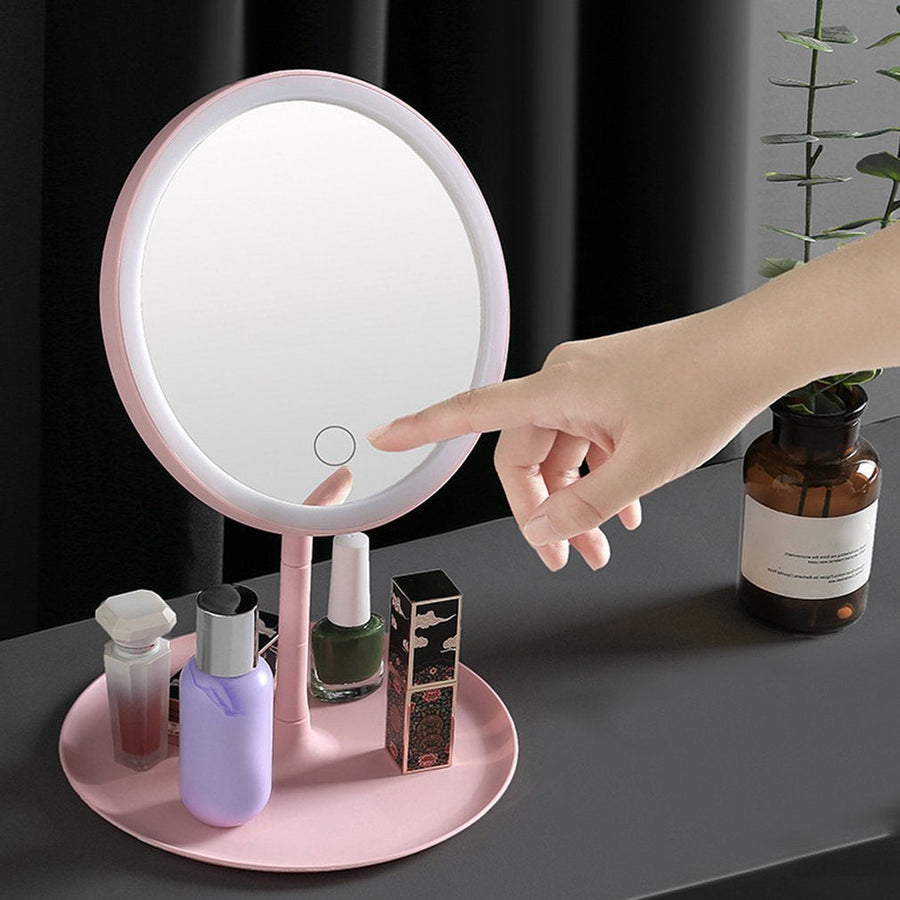 Crystal Clear View Smart Touch LED Makeup Mirror - Image 0
