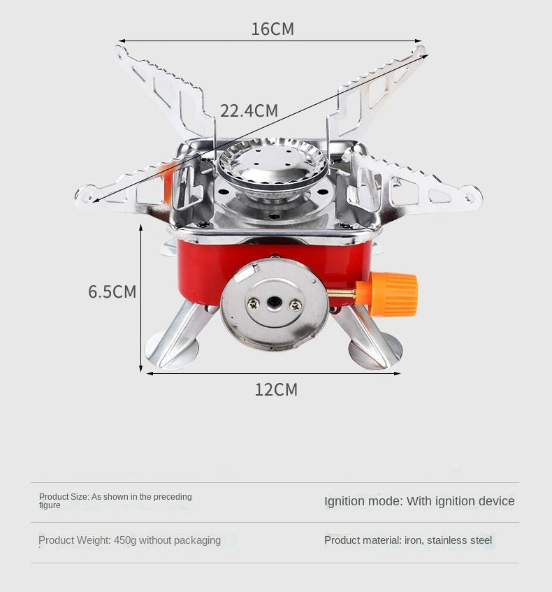 Portable Camping Travel Mini Gas Stove