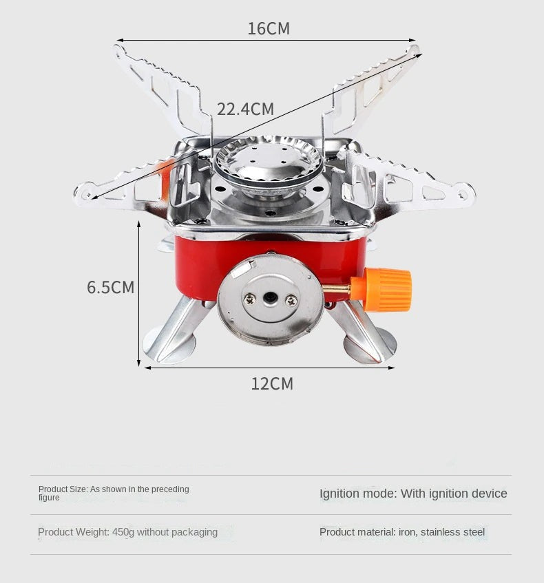 Portable Camping Travel Mini Gas Stove - Image 6