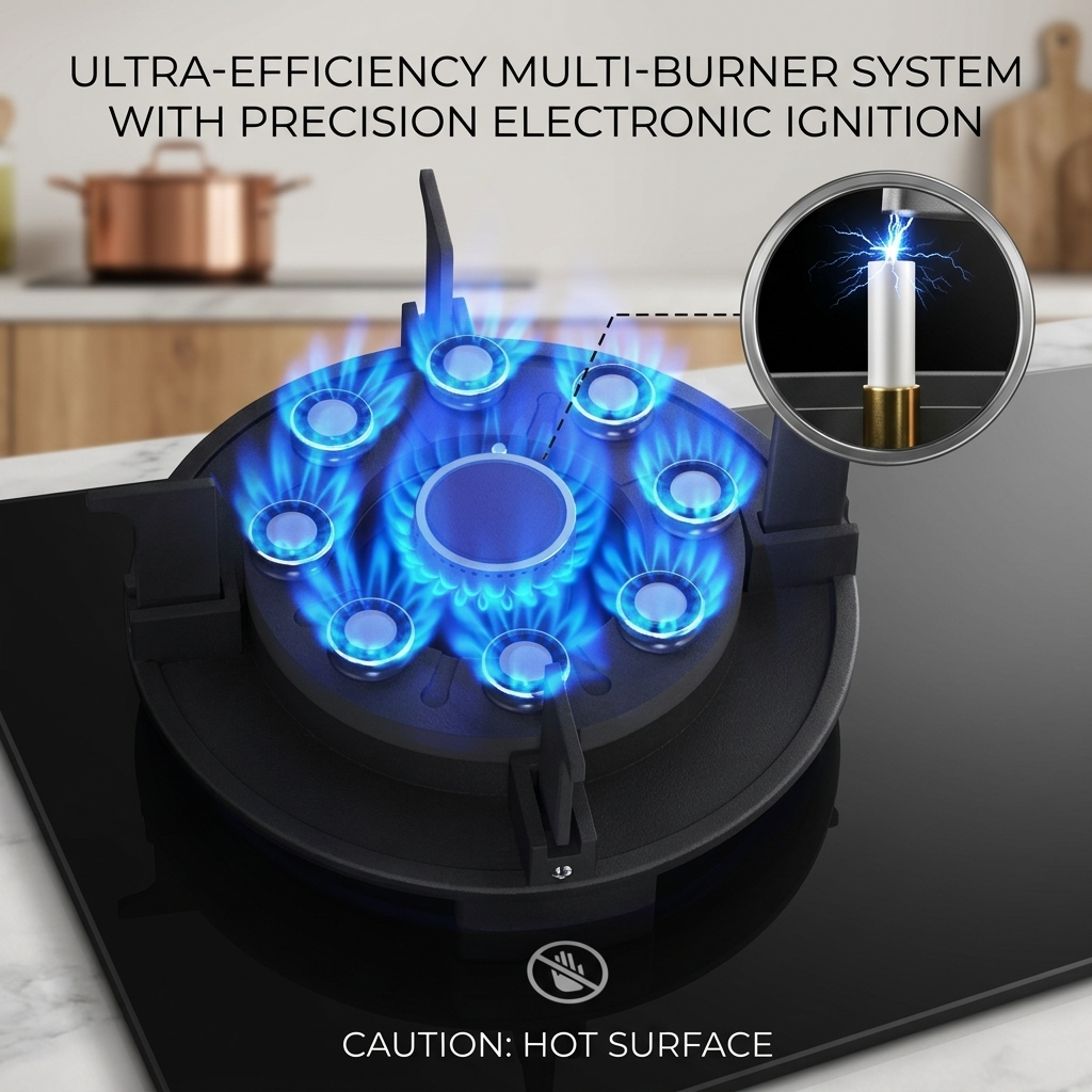 Liftable Double Gas Stove - Image 3