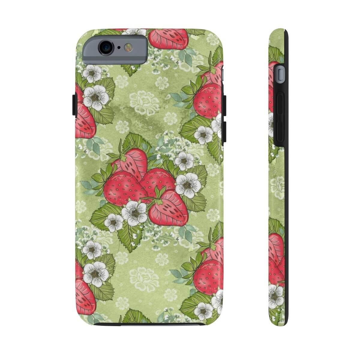 Tough Mate Strawberry iPhone Cases - MaviGadget