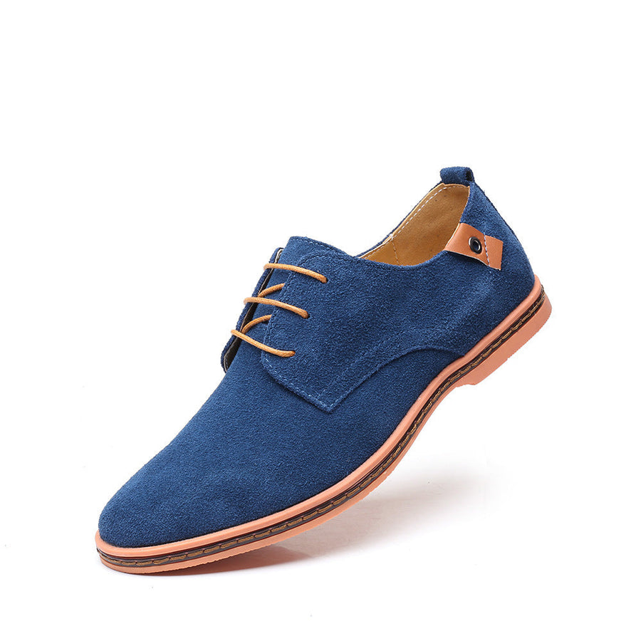 Real Suede Leather Oxford Formal Dress Shoes - Image 3