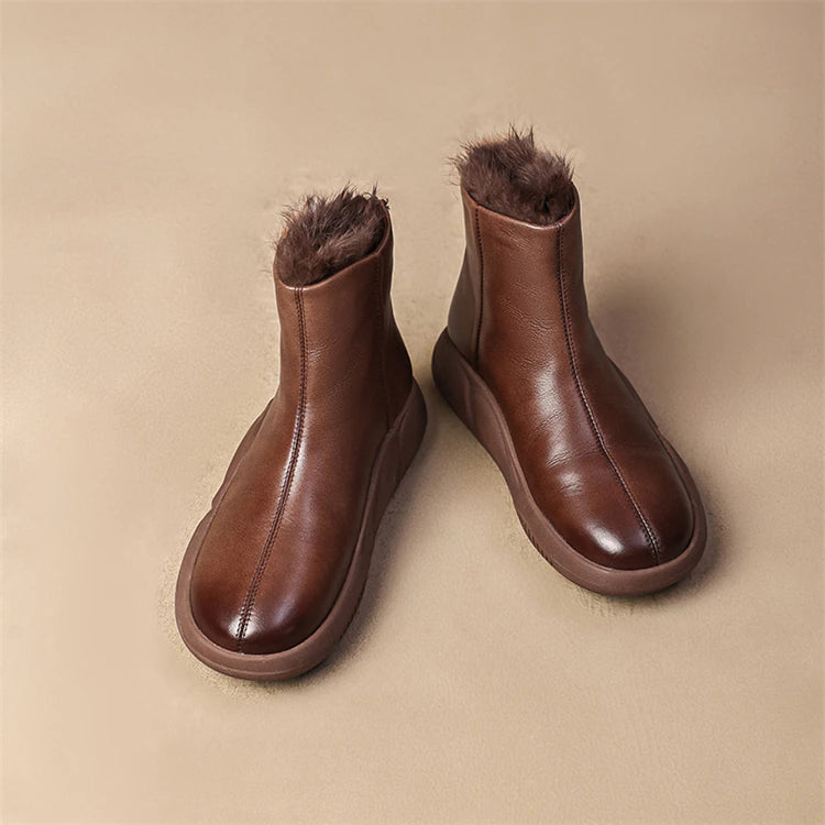 Snowbound Leather Snow Boots