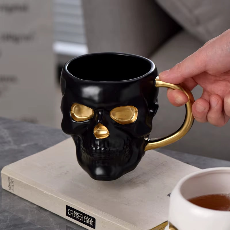 Spooky Skull Coffee Mug - Image 7