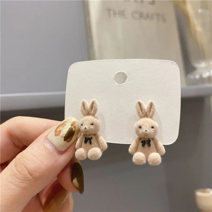 Happy Bear Plush Bear Earrings - Image 5