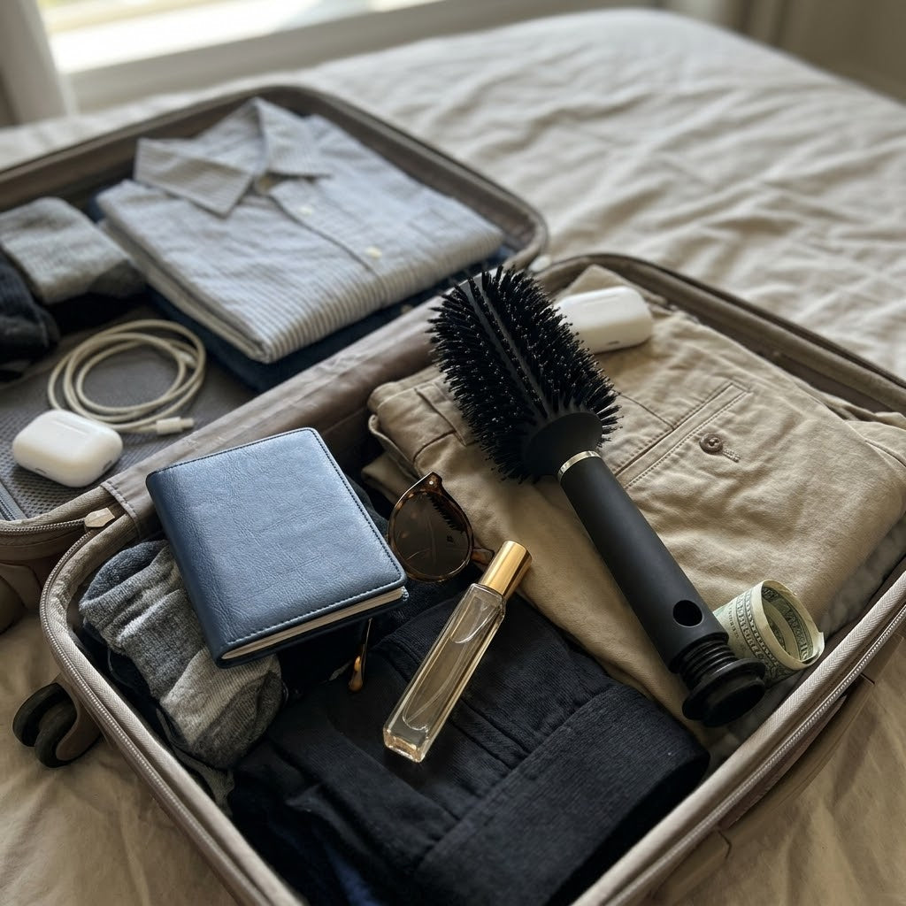 Hidden Compartment Travel Hair Brush - Image 4