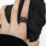 Midnight Majesty Zircon Ring