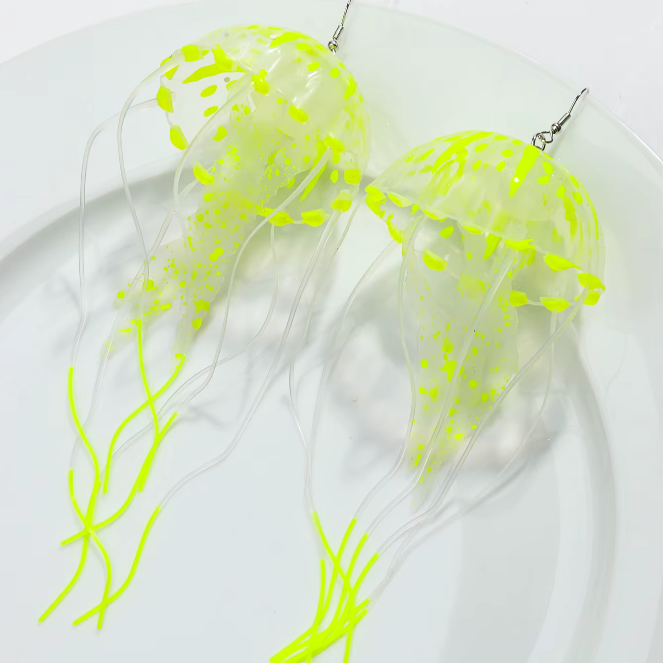 Dancing Jellyfish Long Tassel Earrings - Image 10