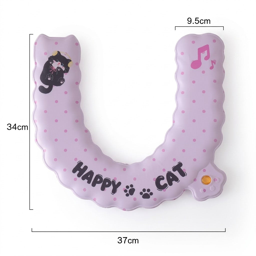 Cat-Print Waterproof Toilet Seat Cushion Cover - Image 5