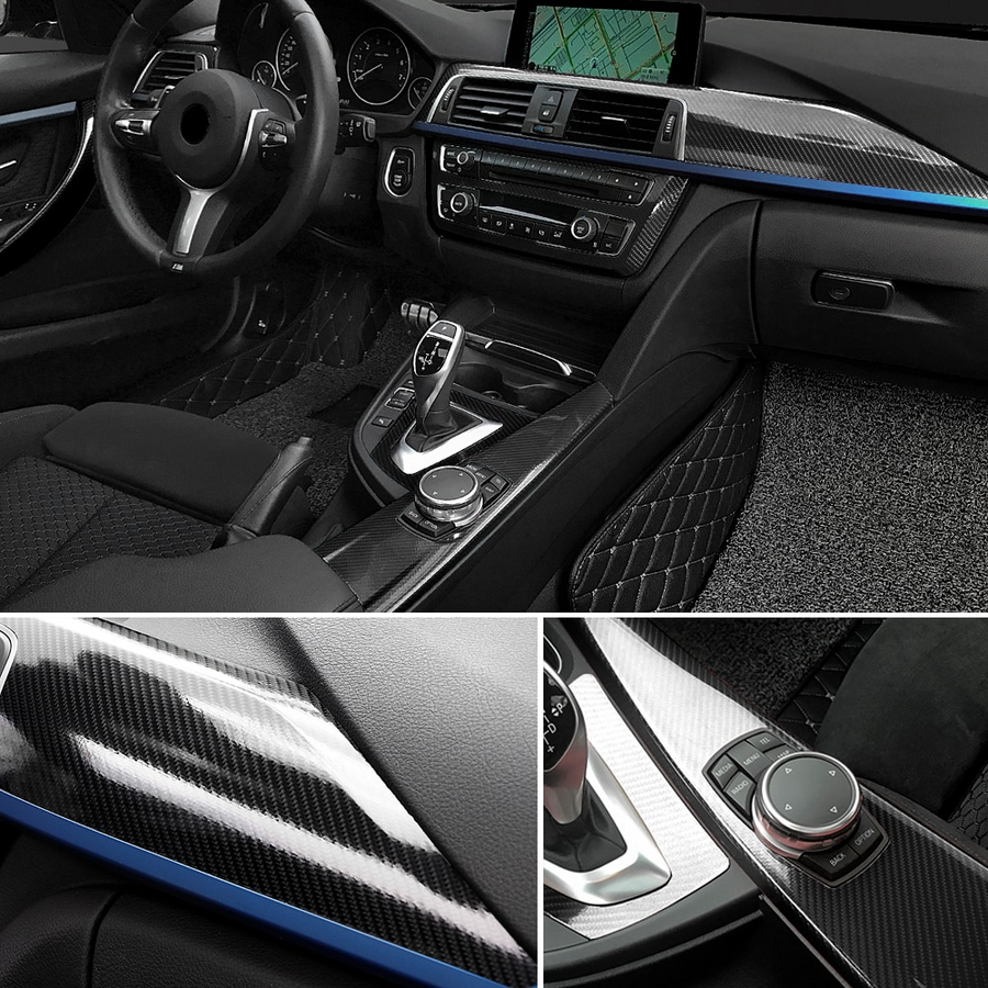 Wood Grain Interior Car Stickers - Image 2