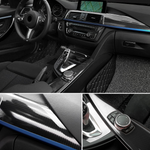 Wood Grain Interior Car Stickers - MaviGadget