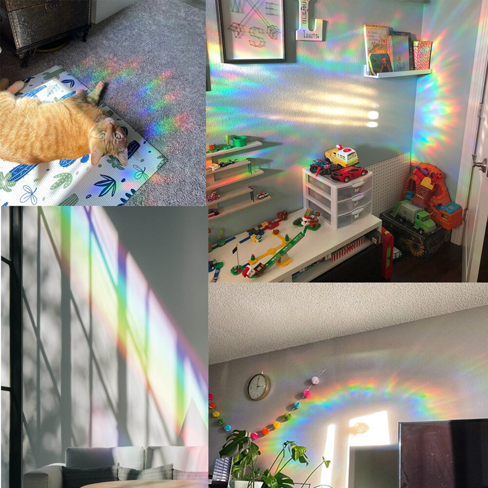 Rainbow Sun Catcher Reflective Window Stickers